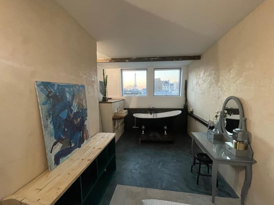 Appartement View Eiffel Tower Parijs